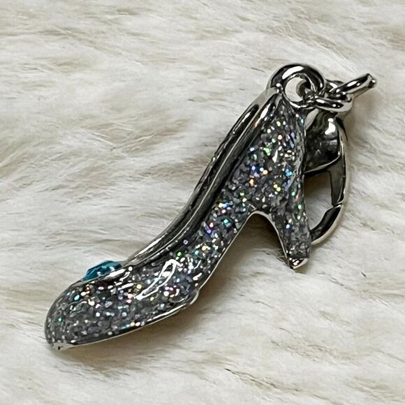 Disney Cinderella Glittery Glass Slipper Charm - Picture 3 of 7